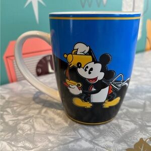 Disney Mickeys Really Swell Coffee Ceramic Mug Pouring Coffee 12oz Vintage